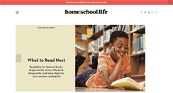 Desktop Screenshot of homeschoollifemag.com